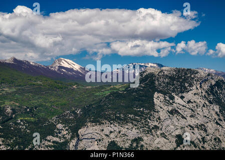 Gole del Raganello (raganello Schlucht), Massiv Pollino in Dist, in der Nähe von San Lorenzo Bellizzi, südlichen Apennin, Nationalpark Pollino, Kalabrien, Italien Stockfoto