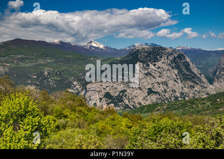 Gole del Raganello (raganello Schlucht), Massiv Pollino in Dist, in der Nähe von San Lorenzo Bellizzi, südlichen Apennin, Nationalpark Pollino, Kalabrien, Italien Stockfoto