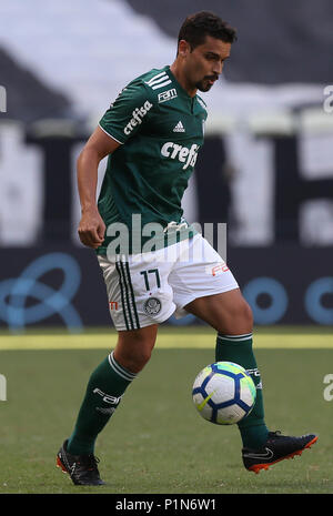 Fortaleza, Brasilien. 10 Juni, 2018. Spieler, Jean, von SE Palmeiras, gegen die Mannschaft von Ceará SC, während ein Gleiches gilt für die elfte Runde der brasilianischen Meisterschaft, Serie A, an der Castelão Stadion. Credit: Cesar Greco/FotoArena/Alamy leben Nachrichten Stockfoto