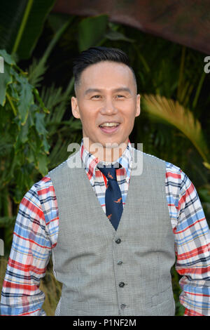 Los Angeles, Kalifornien, USA. 12 Juni, 2018. BD Wong bei der Premiere von 'Jurassic Welt: Gefallene Königreich" im Walt Disney Concert Hall Kredit: Sarah Stewart/Alamy leben Nachrichten Stockfoto