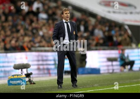 Foto vom 15-11-2016 von Spanien manager Julen Lopetegui DATEI FOTOS: Das spanische Team Auswahl Trainer, Julen Lopetegui, mittellos von seiner Position Stockfoto