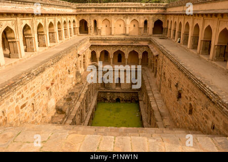 Agrasen ki Baoli Schritt gut, alte Bau, Neu Delhi Stockfoto