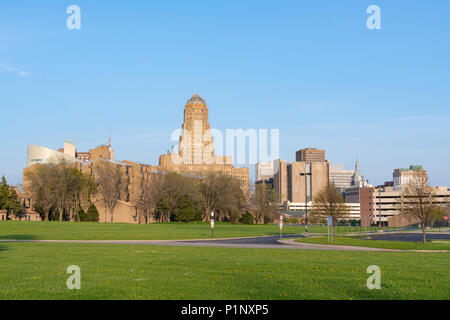 Skyline von Buffalo New York Stockfoto