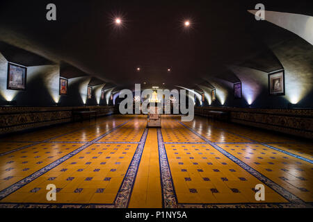 Kloster von Santo Domingo in Lima, Peru. Krypta und Santa Rosa de Lima. Stockfoto