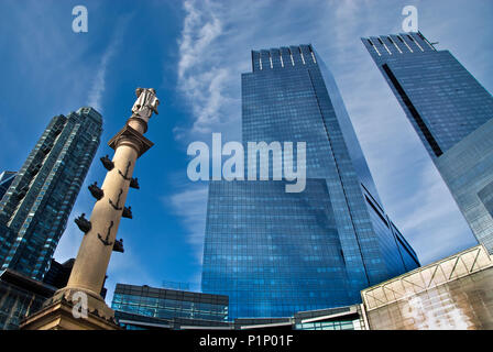 Columbus Circle Panorama in Manhattan Stockfoto