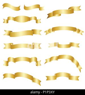 Bänder, Banner Stock Vektor