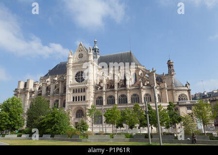 Église Saint-Eustache, Paris, Frankreich. Stockfoto