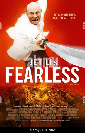 Original Film Titel: Huo Yuan Jia. Englischer Titel: FEARLESS. Regisseur: Ronny Yu. Jahr: 2006. Stockfoto