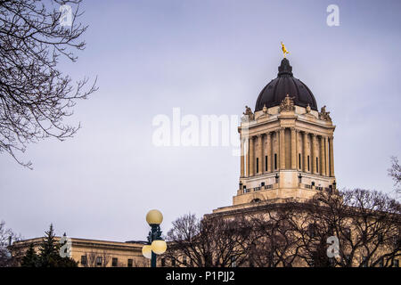 Manitoba Legislative Building; Winnipeg, Manitoba, Kanada Stockfoto