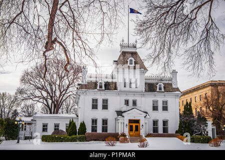 Das Government House, die historische Residenz des Vizegouverneurs von Manitoba, Winnipeg, Manitoba, Kanada Stockfoto