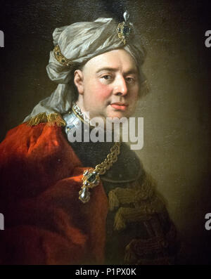Adam Manyoki - Porträt des Grafen Gustav Adolf von Gotter (1731-32) Stockfoto