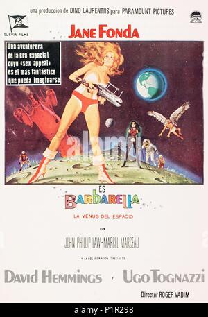 Original Film Titel: Barbarella. Englischer Titel: Barbarella. Regisseur: Roger Vadim. Jahr: 1968. Quelle: Paramount Pictures/Album Stockfoto