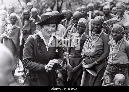 Original Film Titel: AUS AFRIKA. Englischer Titel: AUS AFRIKA. Regisseur: Sydney Pollack. Jahr: 1985. Stars: Meryl Streep. Quelle: UNIVERSAL PICTURES/Album Stockfoto