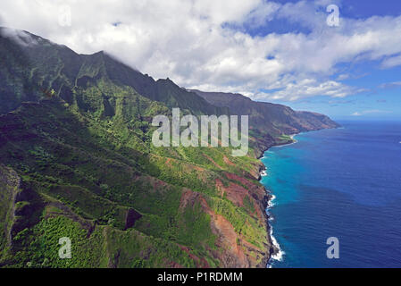 Napali Küste Kauai Hawaii Stockfoto