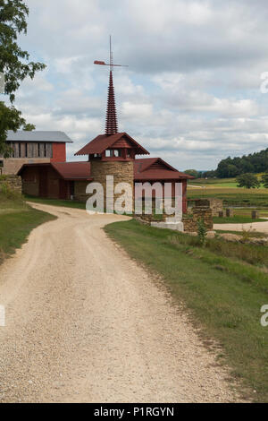 Taliesin Immobilien von Frank Lloyd Wright in Spring Green Wisconsin Stockfoto