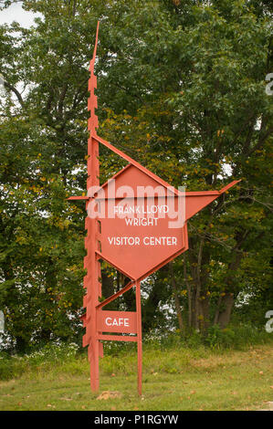 Taliesin Immobilien von Frank Lloyd Wright in Spring Green Wisconsin Stockfoto