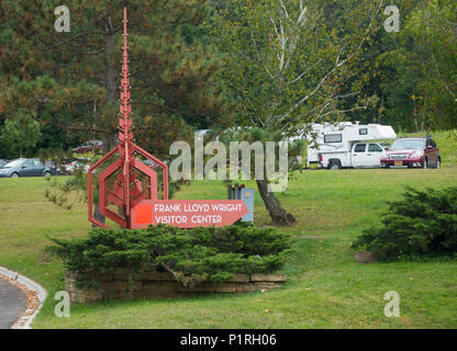 Taliesin Immobilien von Frank Lloyd Wright in Spring Green Wisconsin Stockfoto