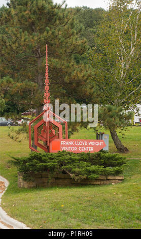 Taliesin Immobilien von Frank Lloyd Wright in Spring Green Wisconsin Stockfoto