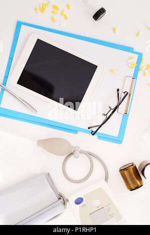 Medizinische Flach Stockfoto
