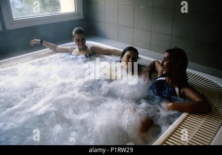 Alta Ribagorça: Caldes de Boí Spa; baden Zone; Jacuzzi/(Alta Ribagorça Region). Stockfoto