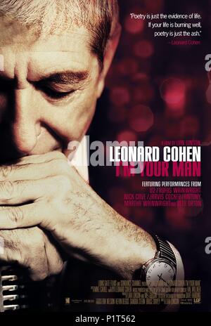 Original Film Titel: LEONARD COHEN: ICH IHREN MANN BIN. Englischer Titel: LEONARD COHEN: ich bin ihr Mann. Regisseur: Lian Lunson. Jahr: 2005. Stars: LEONARD COHEN. Stockfoto