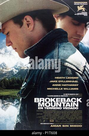 Original Film Titel: Brokeback Mountain. Englischer Titel: Brokeback Mountain. Regisseur: Ang Lee. Jahr: 2005. Credit: UNIVERSAL STUDIOS/Album Stockfoto