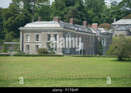 Boconnoc Haus, Cornwall, Großbritannien Stockfoto