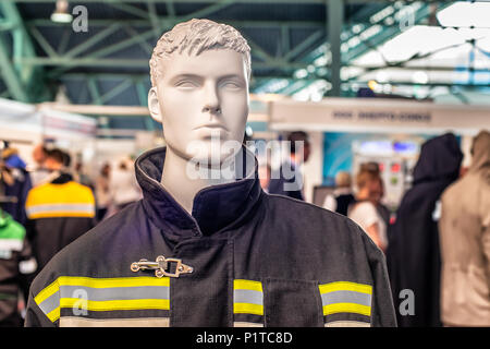 Mann Schaufensterpuppe in Schutzkleidung Overalls Stockfoto