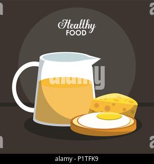 Gesunde Ernährung-Konzept Stock Vektor