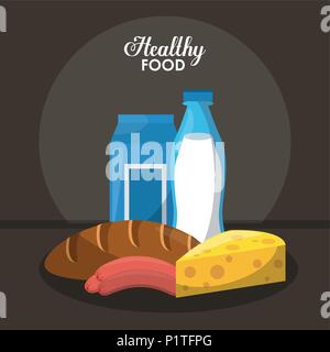 Gesunde Ernährung-Konzept Stock Vektor