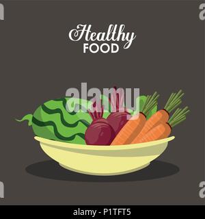 Gesunde Ernährung-Konzept Stock Vektor