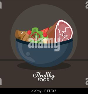 Gesunde Ernährung-Konzept Stock Vektor
