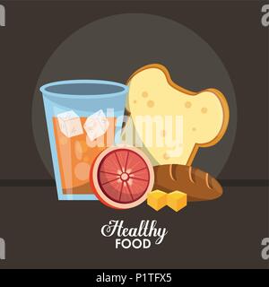 Gesunde Ernährung-Konzept Stock Vektor