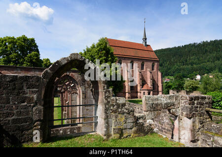 Calw: Stadtteil Hirsau: Ruinen des Klosters St. Peter und St. Paul Kapelle Marienkapelle in Deutschland, Baden-Württemberg, Schwarzwald, Schwarzwald Stockfoto