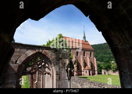 Calw: Stadtteil Hirsau: Ruinen des Klosters St. Peter und St. Paul Kapelle Marienkapelle in Deutschland, Baden-Württemberg, Schwarzwald, Schwarzwald Stockfoto