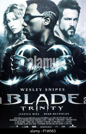 Original Film Titel: Blade: Trinity. Englischer Titel: BLADE TRINITY. Regisseur: David S. über das Web. Jahr: 2004. Quelle: New Line Cinema/Album Stockfoto