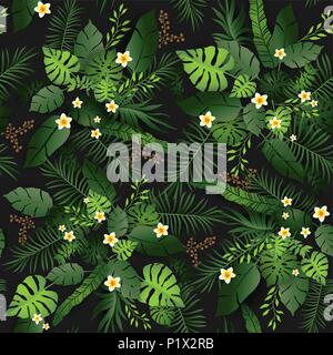 Dunkle nahtlose Muster Stock Vektor