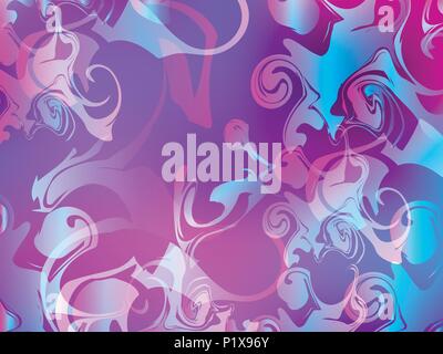 Marmor gradient Design. Marmorieren Aquarell abstrakt Hintergrund. Fluid bunte Textur. Vector Illustration Stock Vektor