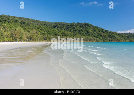 Schönen tropischen Strand auf Koh Kood Insel in Thailand. Stockfoto