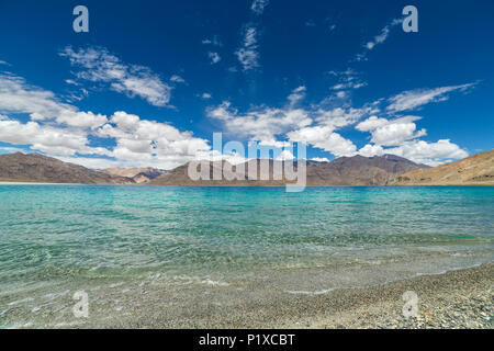 Schöne Pangong Tso See in Ladakh, Nordindien Stockfoto