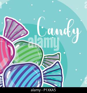 Candy snack Konzept Stock Vektor