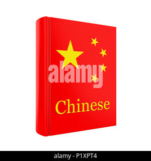Chinesisch Wörterbuch Buch isoliert Stockfoto