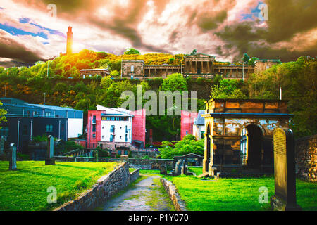 Architektur Edinburgh Edinburgh architektonischen Stilen traditionelle schottische Gebäude Schottland Travel Concept Stockfoto