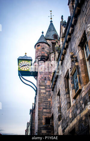 Architektur Edinburgh Edinburgh architektonischen Stilen traditionelle schottische Gebäude Schottland Travel Concept Stockfoto