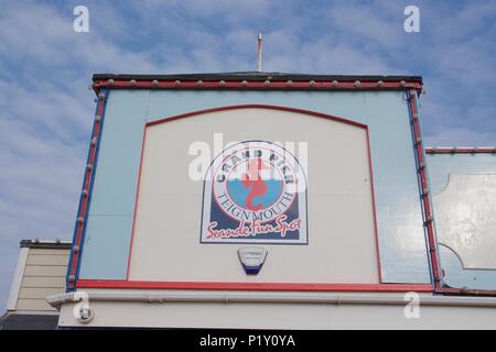 Grand Pier - Meer Fun Spot in Teignmouth Pier, South Devon Stockfoto