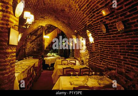 'Casa Botín" (cuchilleros Straße), das älteste Restaurant der Welt. Stockfoto