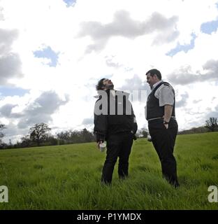 Original Film Titel: HOT FUZZ. Englischer Titel: HOT FUZZ. Regisseur: Edgar Wright. Jahr: 2007. Stars: NICK FROST; Edgar Wright. Credit: WORKING TITLE FILMS/Album Stockfoto