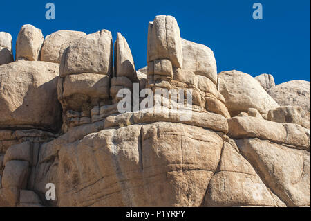 USA, Kalifornien, Joshua Tree National Park, Felsen in der Baker Dam Stockfoto