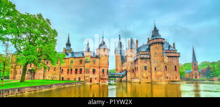 De Haar Schloss in der Nähe von Utrecht, Niederlande Stockfoto