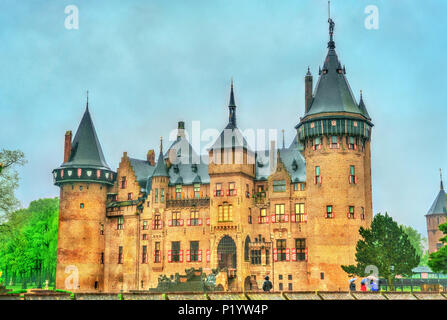 De Haar Schloss in der Nähe von Utrecht, Niederlande Stockfoto